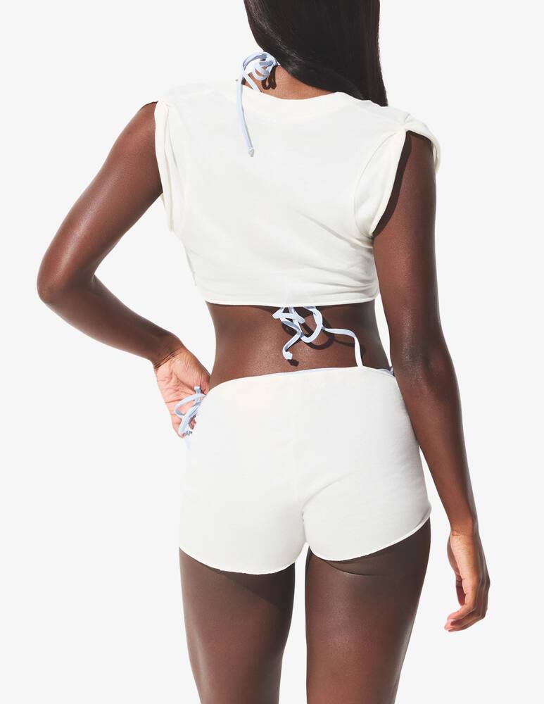 rinascente SKIMS Knot front swim shorts