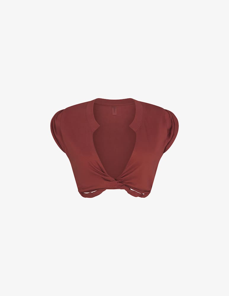 SKIMS Top t-shirt incrociato fuori acqua - immagine 5