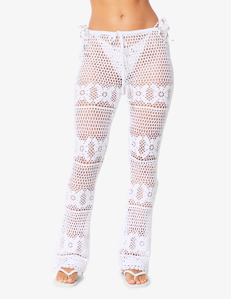 SKIMS Pantaloni flare traforati - immagine 1 SKIMS Pantaloni flare traforati - immagine 1