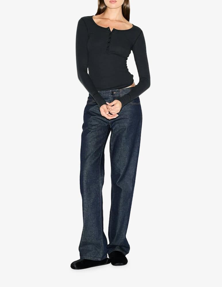 rinascente SKIMS Maglia henley scollo ampio