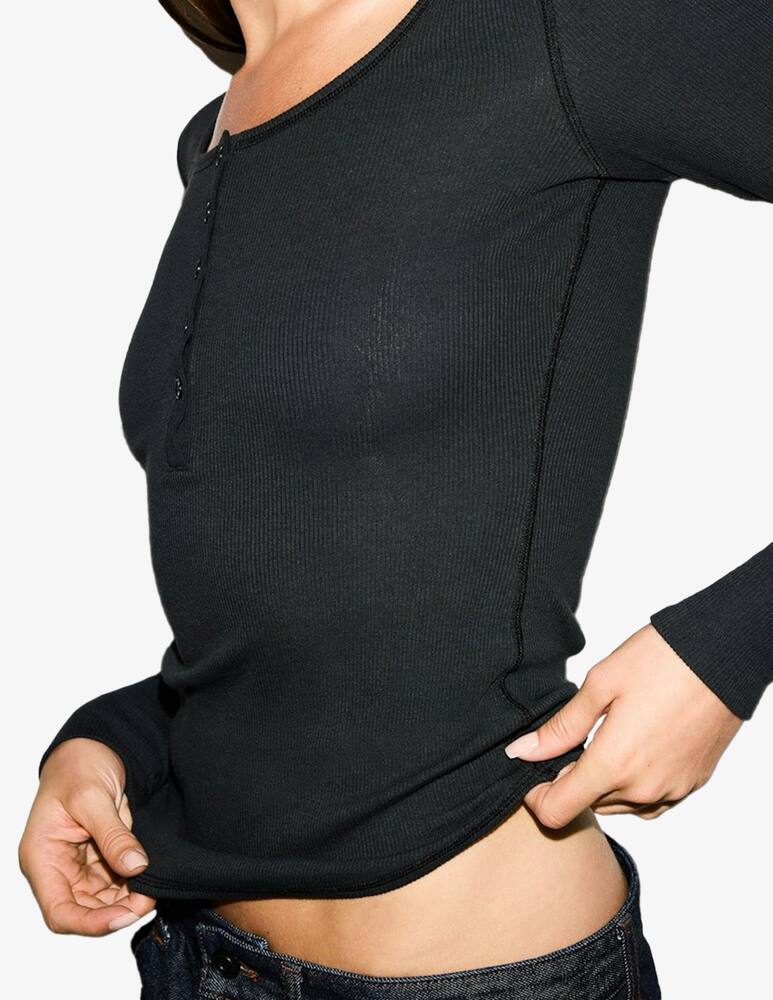 rinascente SKIMS Maglia henley scollo ampio