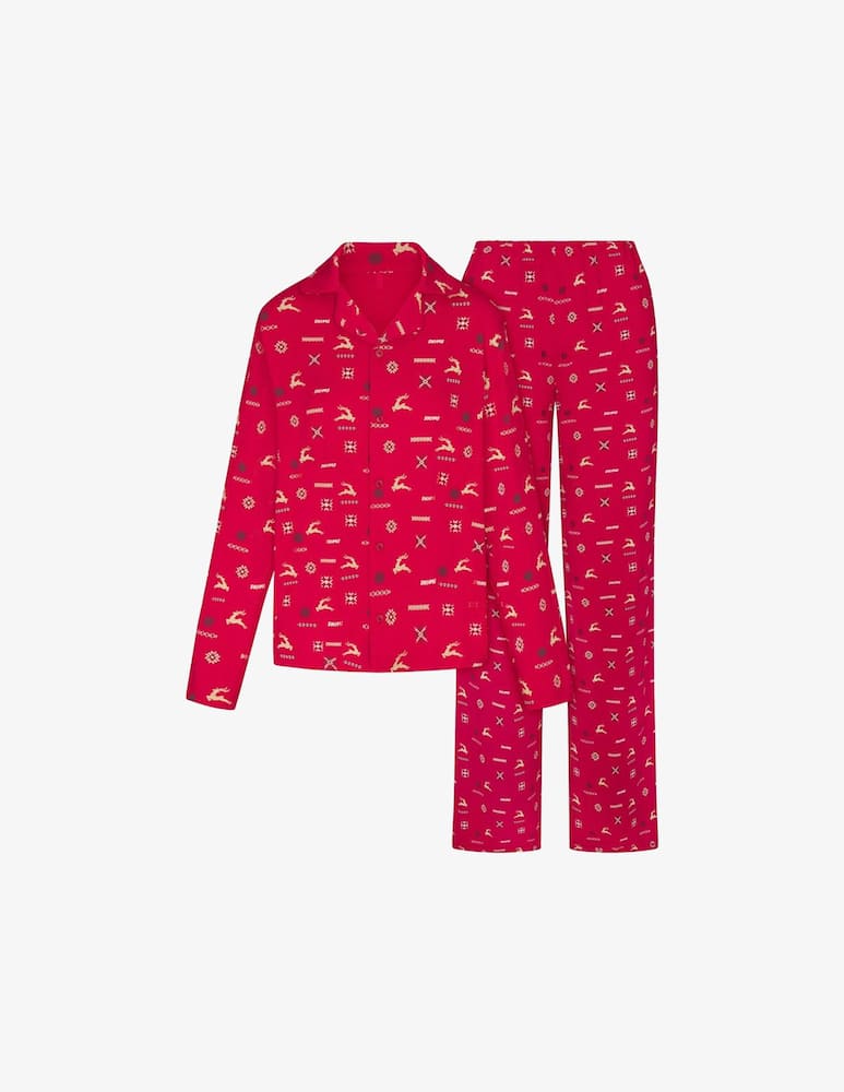 rinascente SKIMS Patterned long sleep set