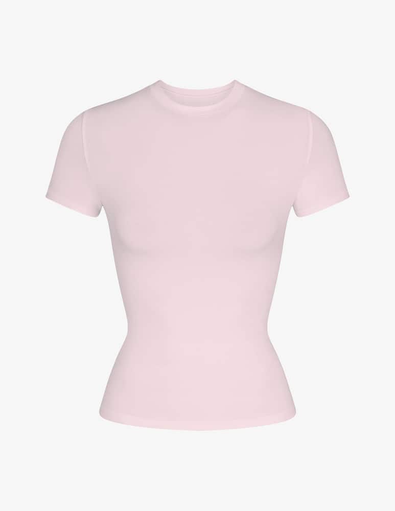 SKIMS t-shirt girocollo elasticizzata - immagine 4 SKIMS t-shirt girocollo elasticizzata - immagine 4