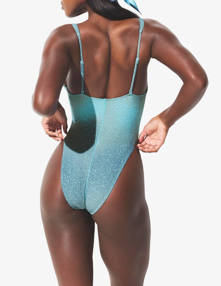 rinascente SKIMS Plunge one piece swimsuit