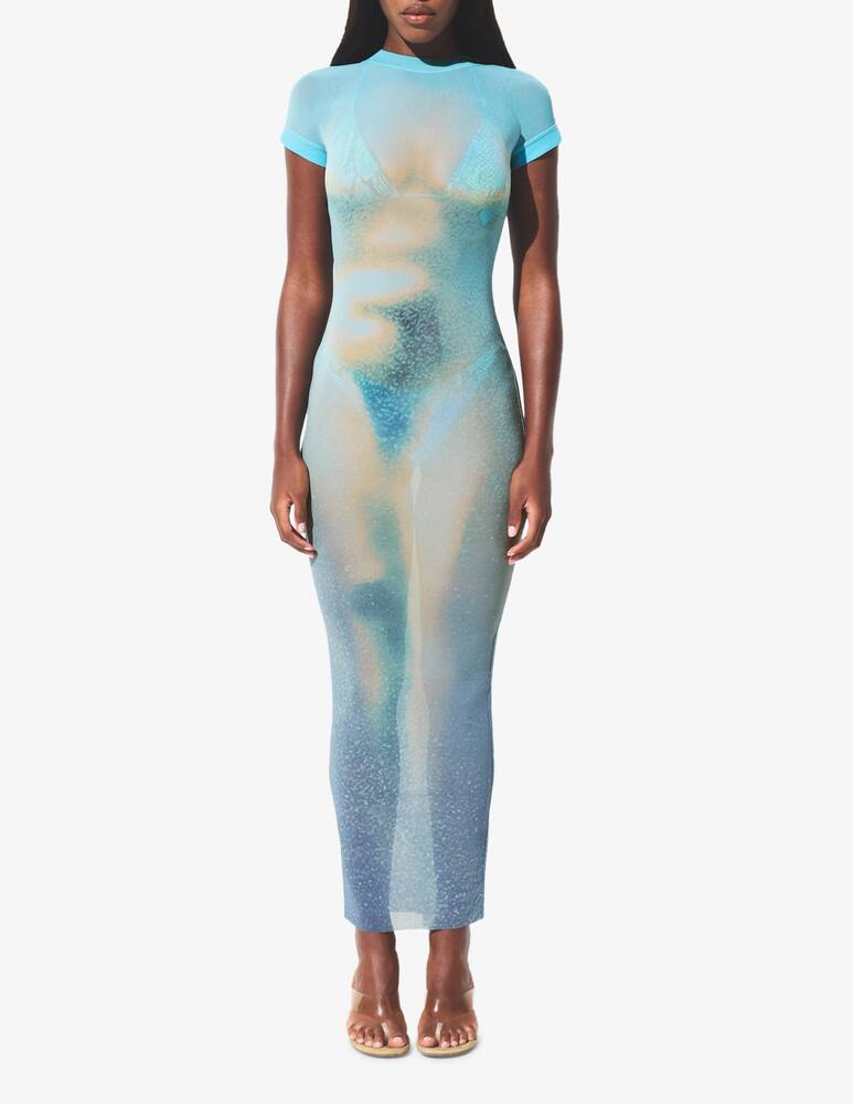 rinascente SKIMS Sheer printed long dress