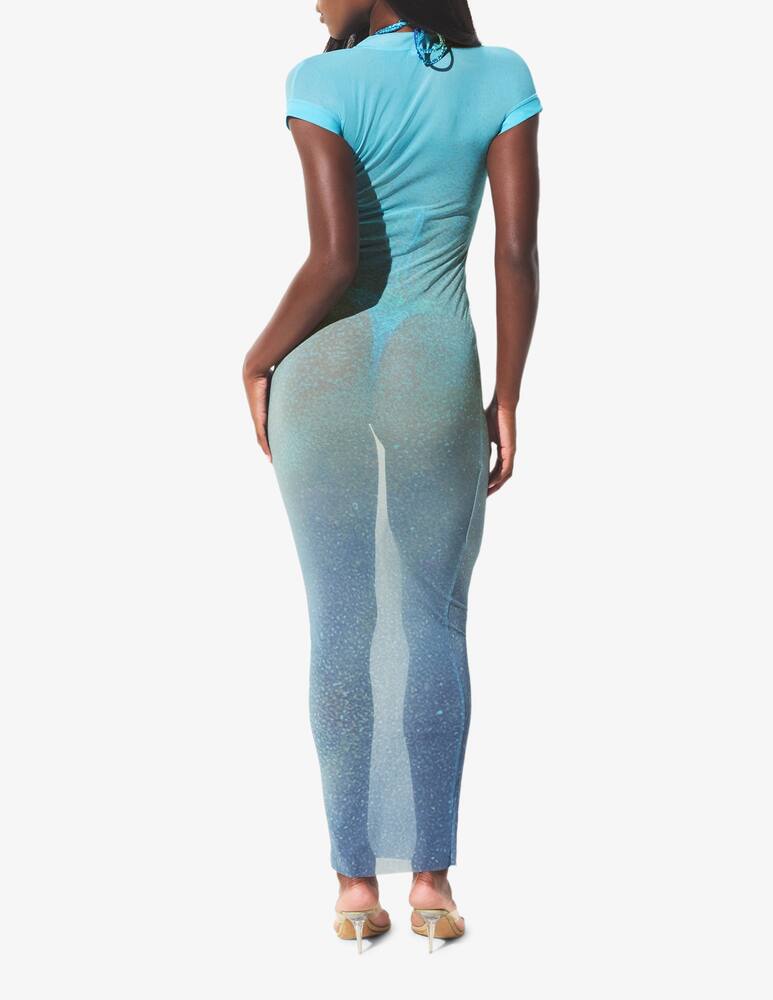 rinascente SKIMS Sheer printed long dress