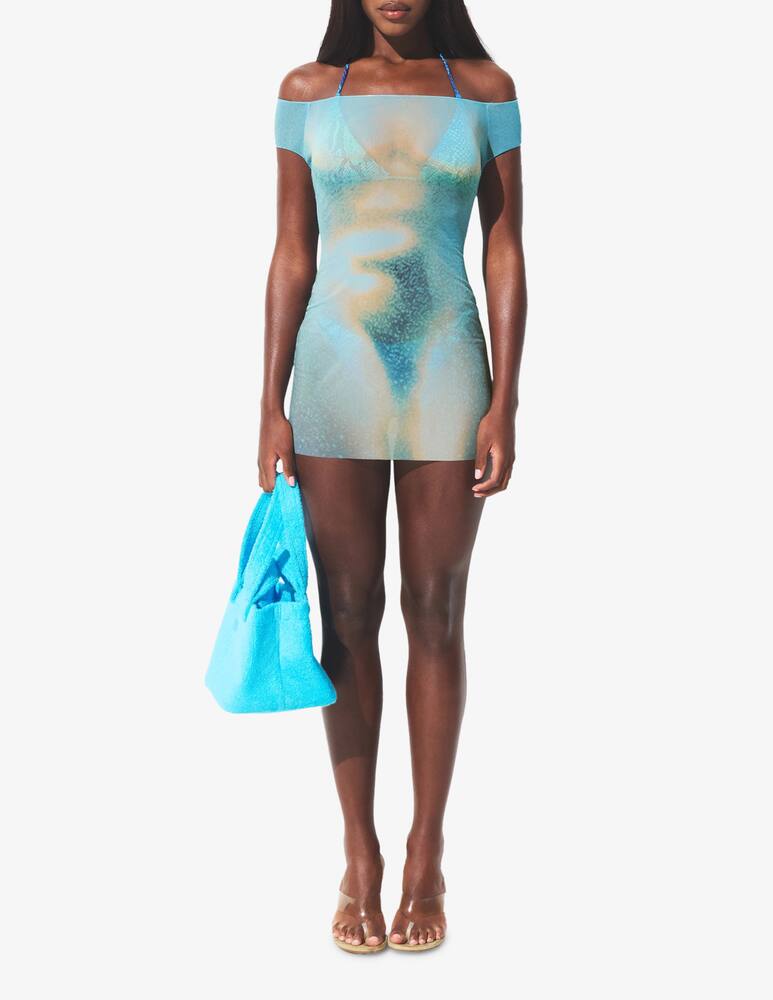 rinascente SKIMS Abstract print mini dress