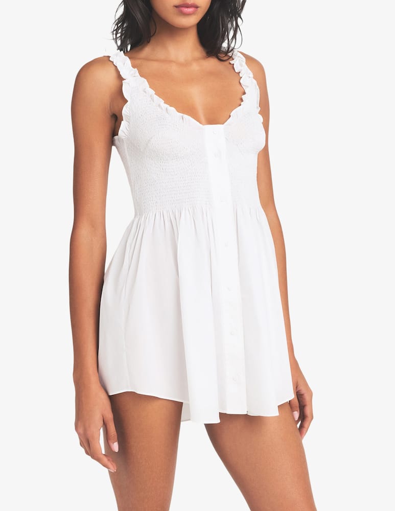 rinascente SKIMS Smocked mini dress