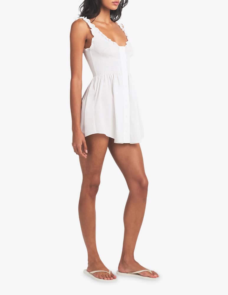 rinascente SKIMS Smocked mini dress