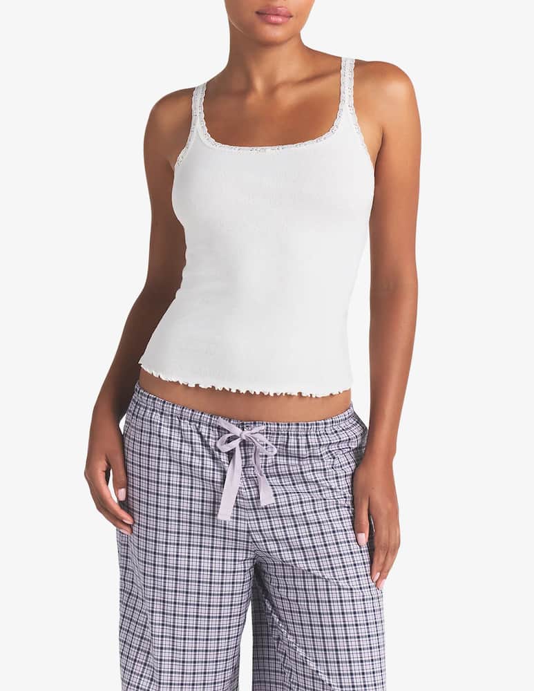 rinascente SKIMS Checked cami top