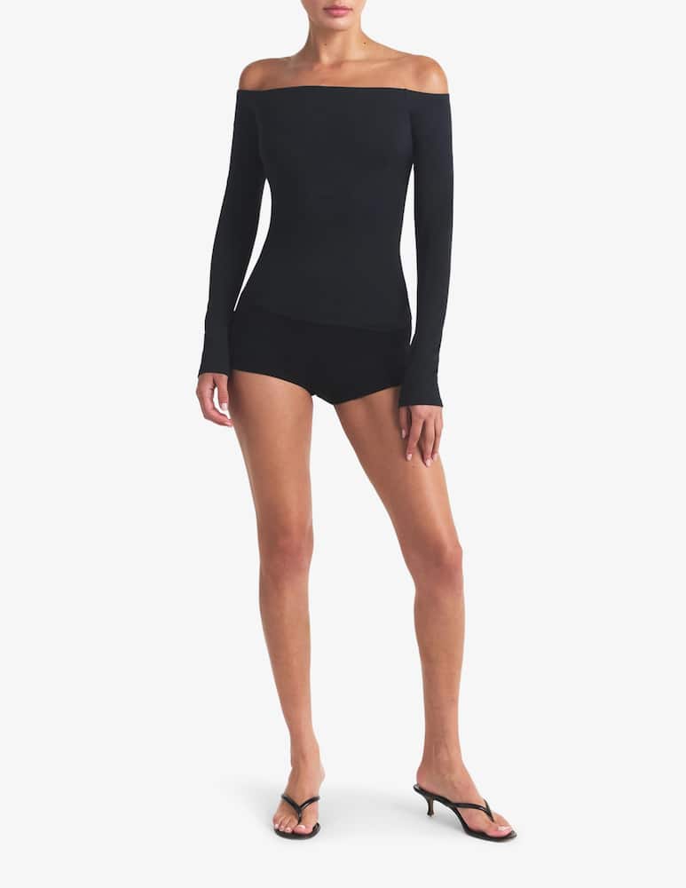 SKIMS Top off shoulder maniche lunghe - immagine 2 SKIMS Top off shoulder maniche lunghe - immagine 2