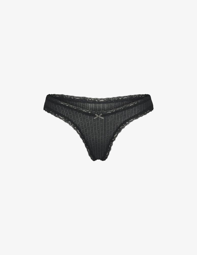 rinascente SKIMS Pointelle lace trim thong