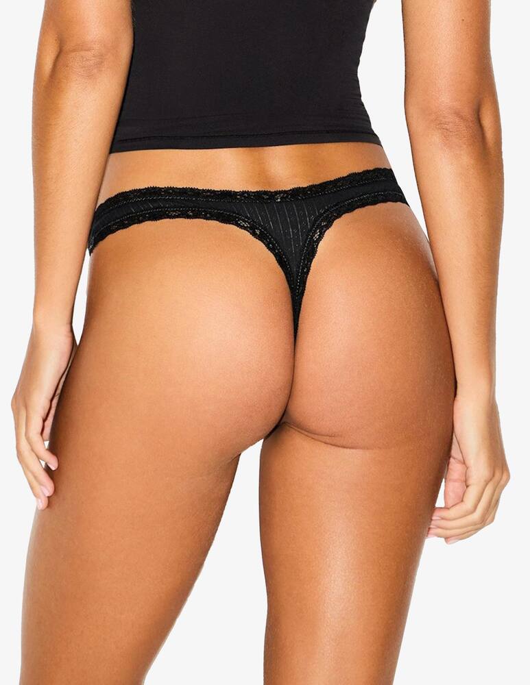 rinascente SKIMS Pointelle lace trim thong