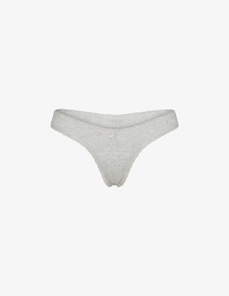 rinascente SKIMS Pointelle lace trim thong