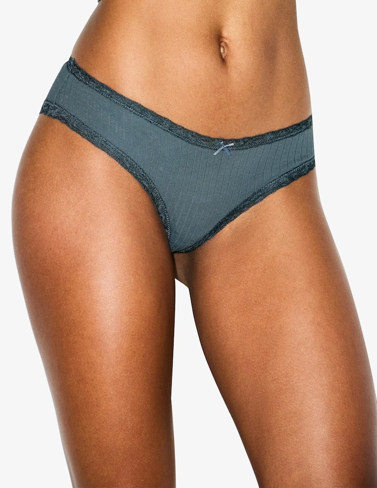 rinascente SKIMS Pointelle lace trim brief