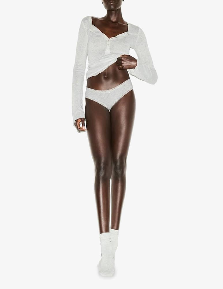 rinascente SKIMS Pointelle lace trim brief