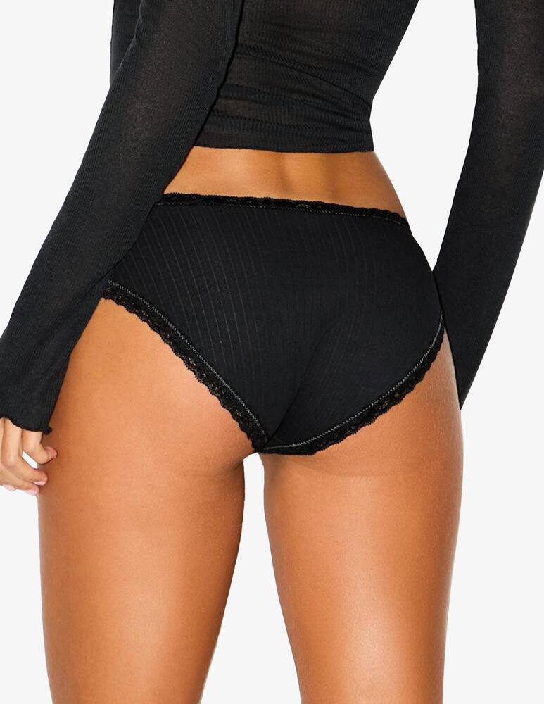 rinascente SKIMS Pointelle lace trim brief