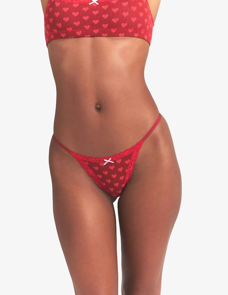 rinascente SKIMS Perizoma pizzo pointelle