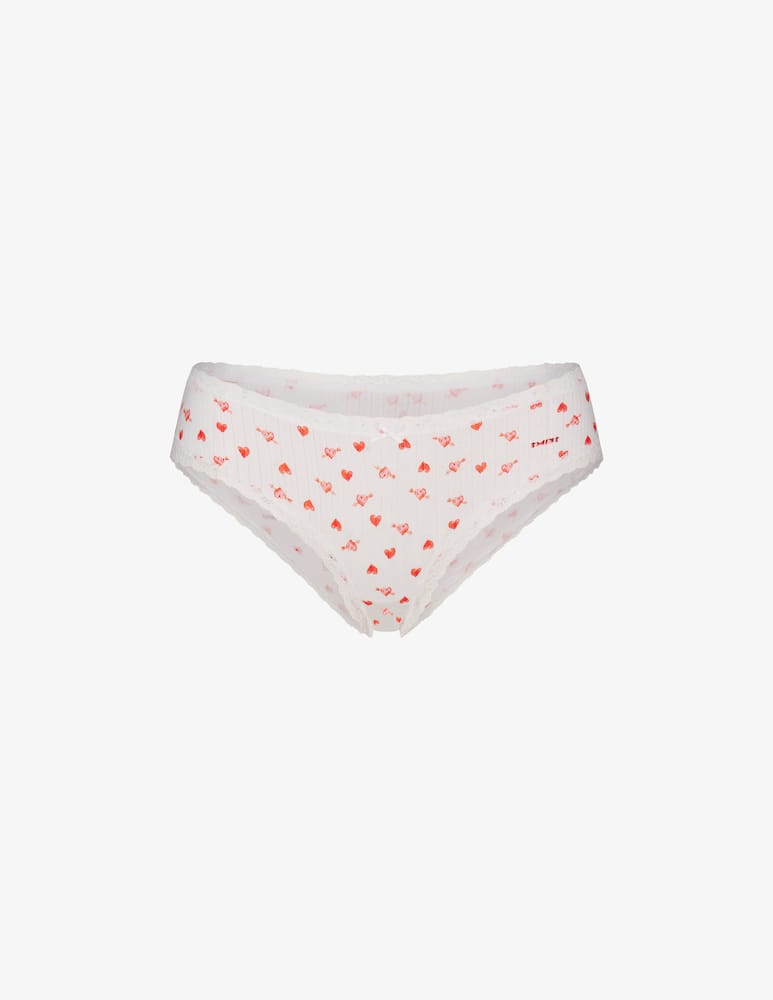 SKIMS Slip con bordo in pizzo - immagine 1 SKIMS Slip con bordo in pizzo - immagine 1