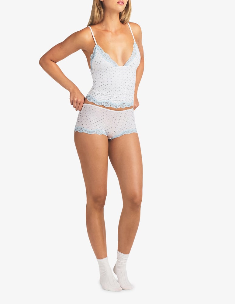 rinascente SKIMS Set intimo top e boyshort pizzo