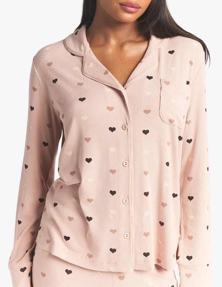 rinascente SKIMS Heart print pyjama set