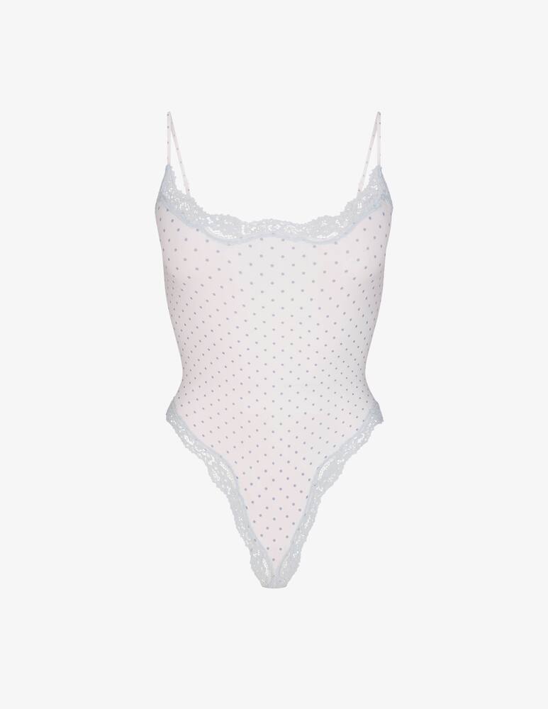 rinascente SKIMS Polka dot lace cami bodysuit