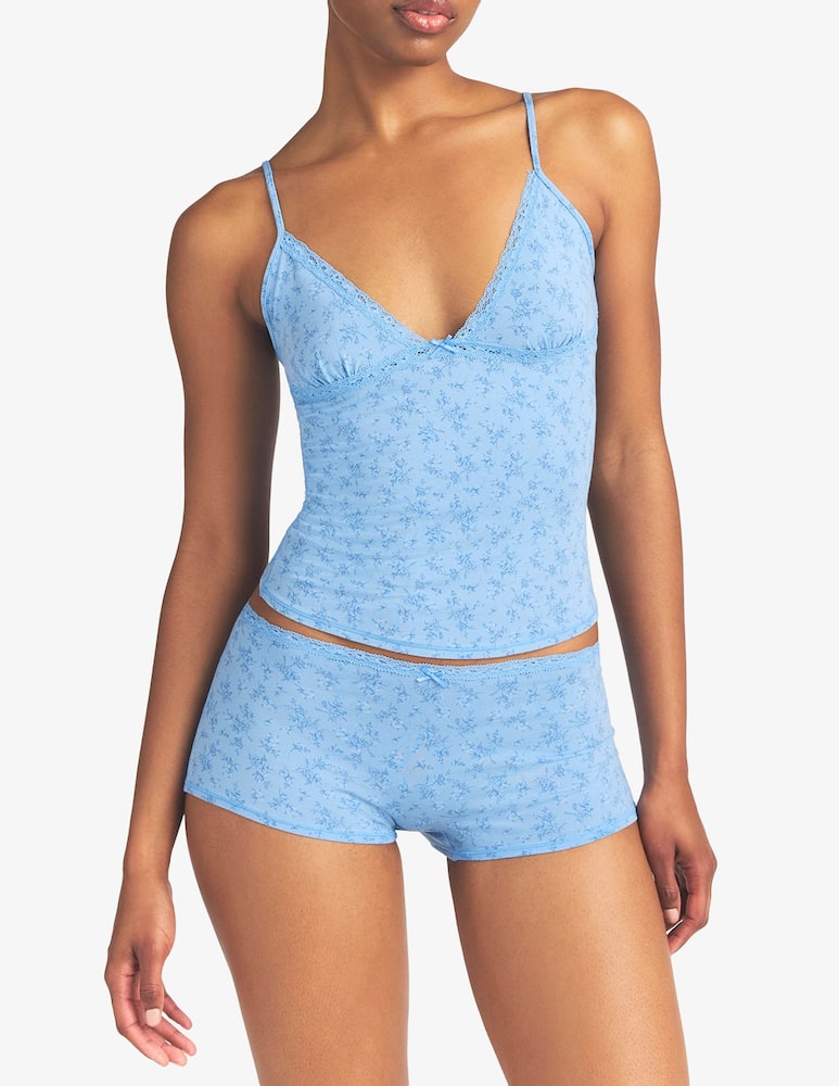 rinascente SKIMS Set top e shorty pizzo