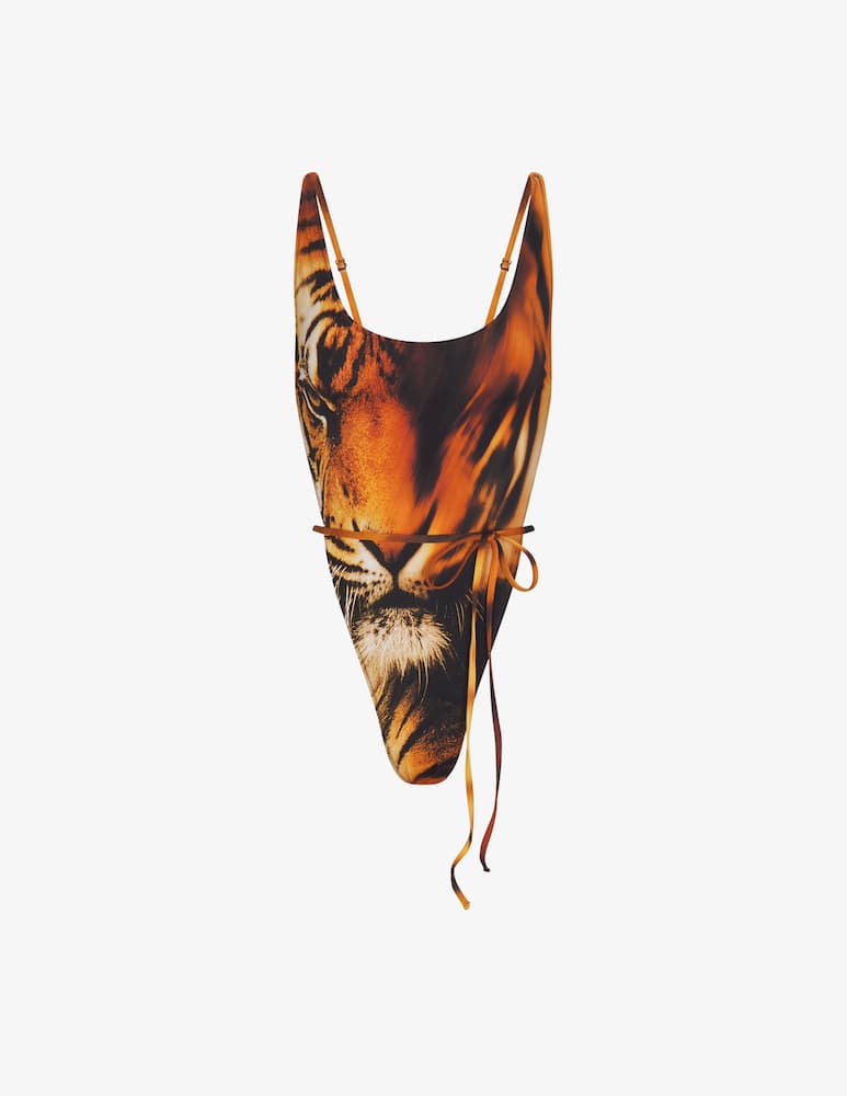 rinascente SKIMS Roberto Cavalli x Skims one piece swimsuit