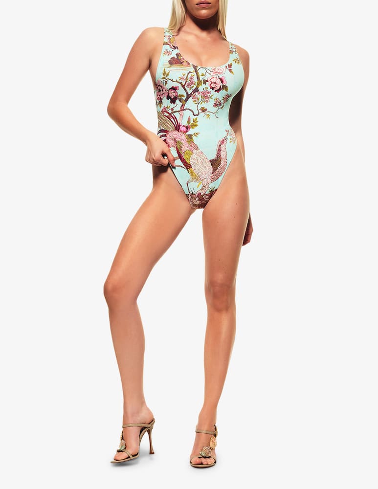 rinascente SKIMS Roberto Cavalli x Skims one piece swimsuit