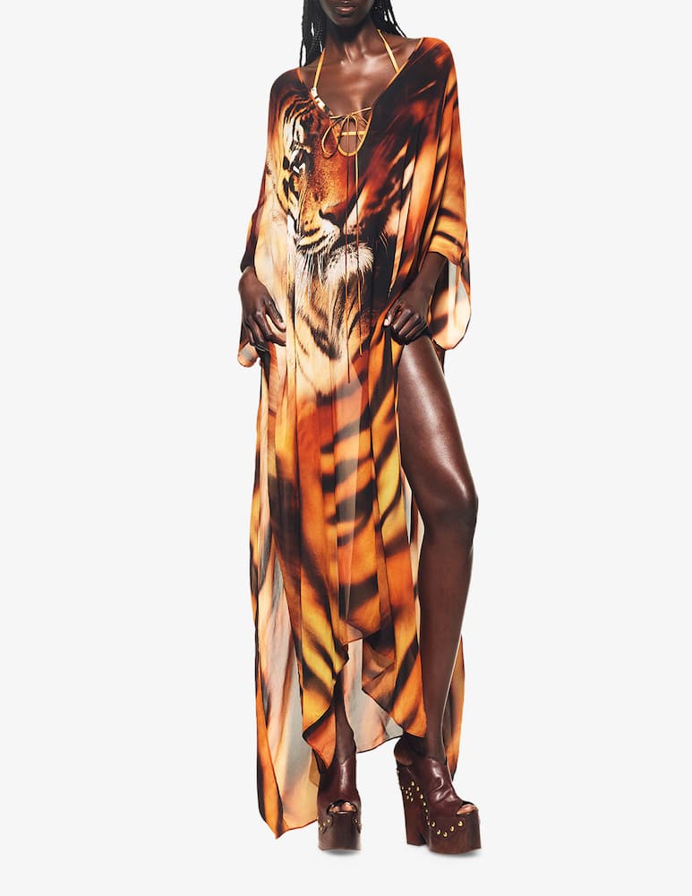 rinascente SKIMS Kaftano lungo Roberto Cavalli x Skims