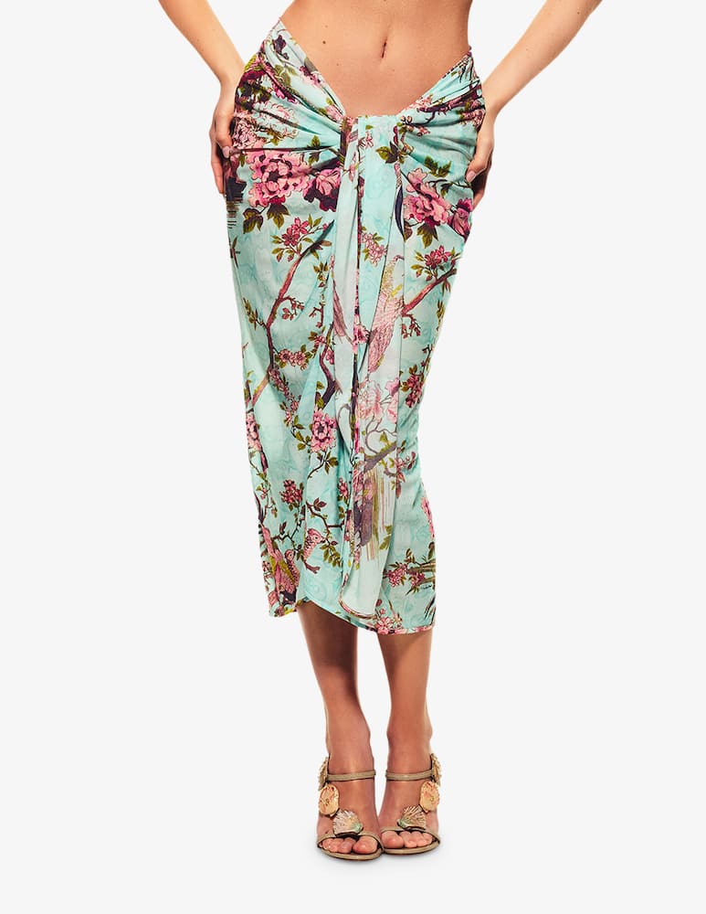 rinascente SKIMS Pareo floreale Roberto Cavalli x Skims