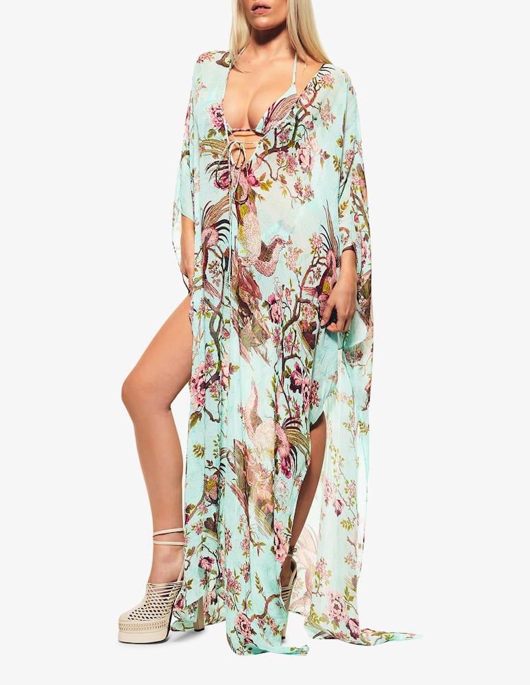 rinascente SKIMS Roberto Cavalli x Skims floral long kaftan