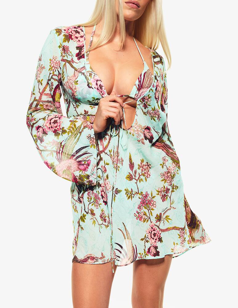 rinascente SKIMS Roberto Cavalli x Skims print mini dress