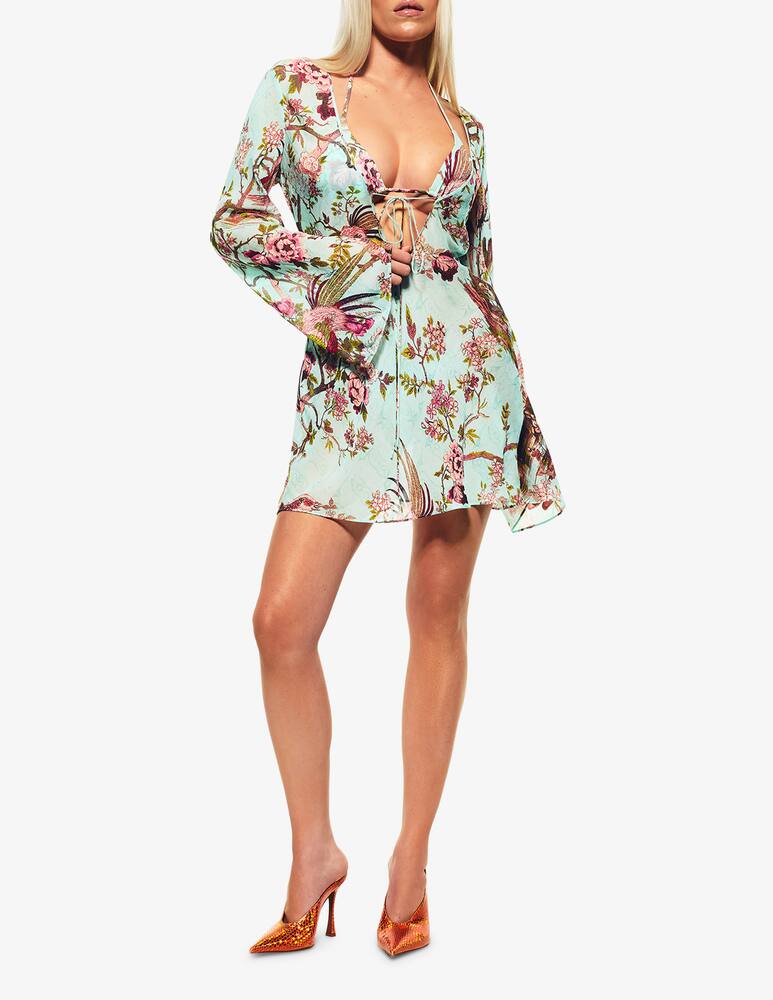 rinascente SKIMS Roberto Cavalli x Skims print mini dress