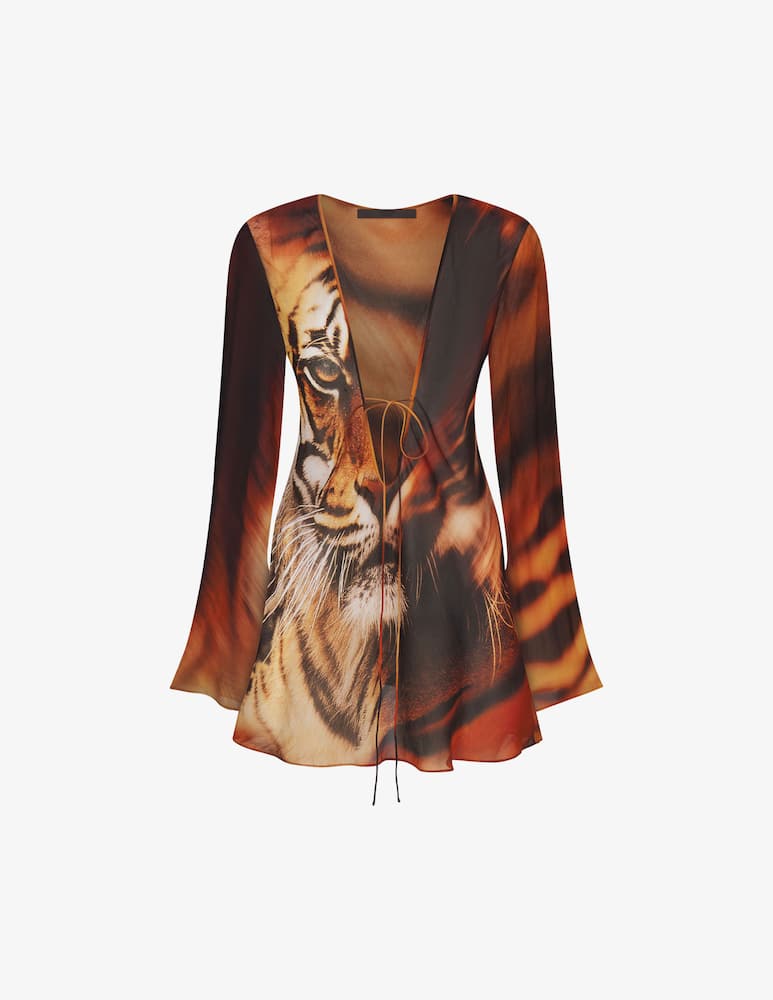 SKIMS Roberto Cavalli x Skims print mini dress - picture 1 SKIMS Roberto Cavalli x Skims print mini dress - picture 1