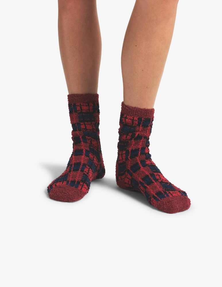 rinascente SKIMS Plaid cosy socks