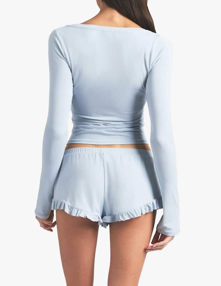 rinascente SKIMS Scoop neck top sleep set