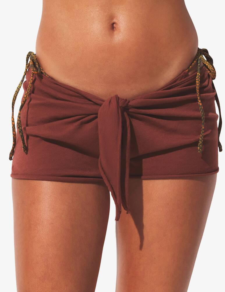 rinascente SKIMS Tie front beach shorts