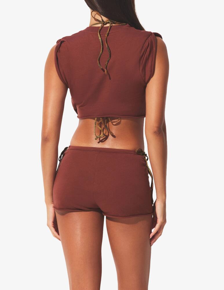 rinascente SKIMS Tie front beach shorts