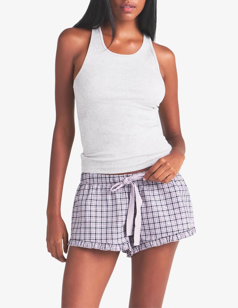 SKIMS Shorts con volant a quadri - immagine 3 SKIMS Shorts con volant a quadri - immagine 3