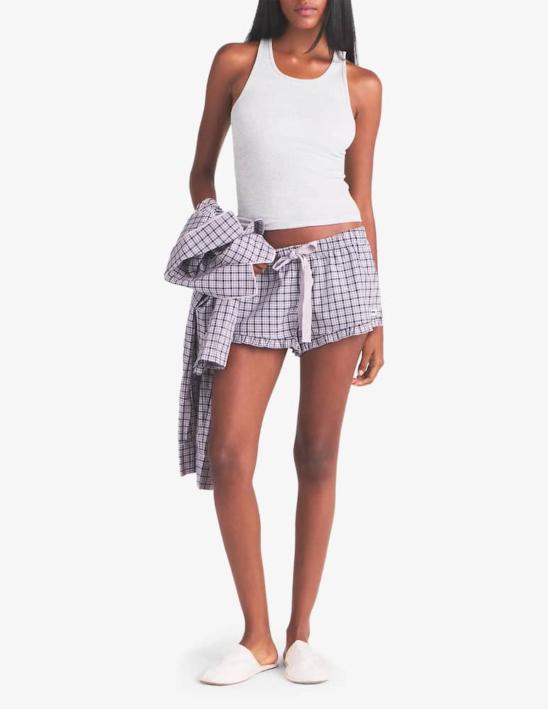 SKIMS Shorts con volant a quadri - immagine 4 SKIMS Shorts con volant a quadri - immagine 4