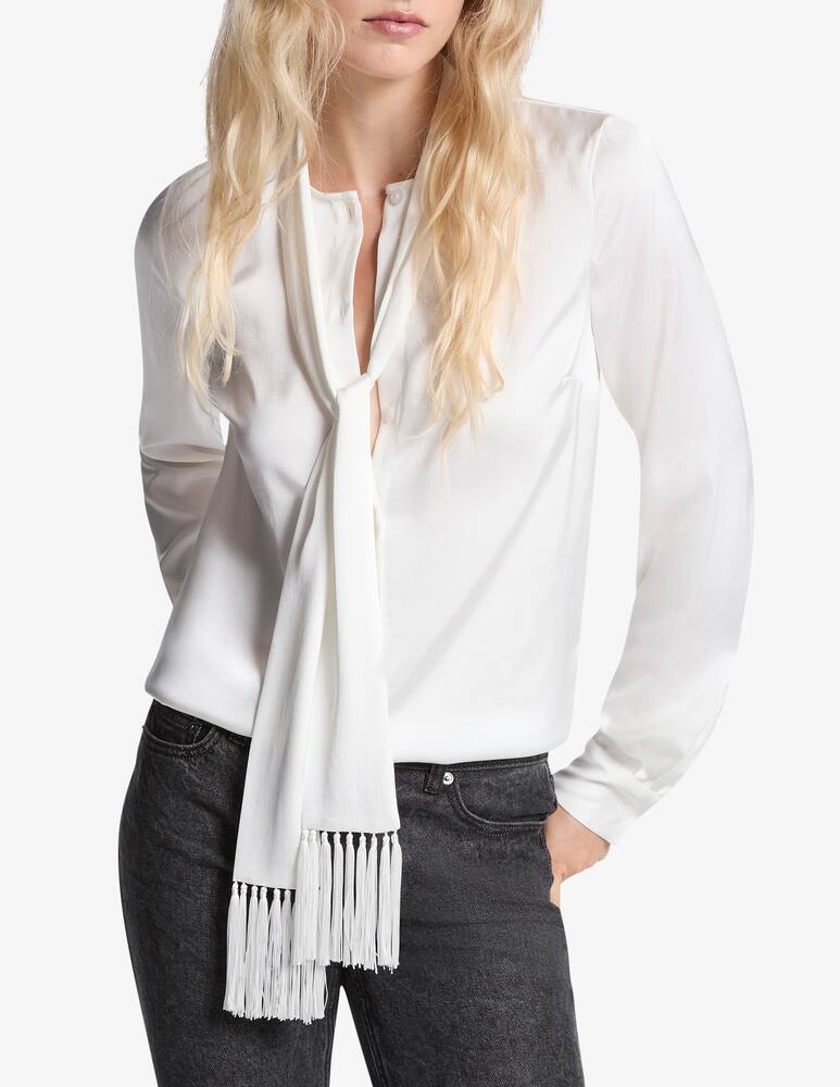 rinascente Michael Michael Kors Fringe bow blouse