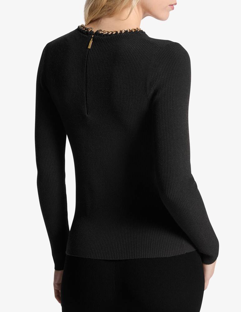 rinascente Michael Michael Kors Chain neck ribbed sweater