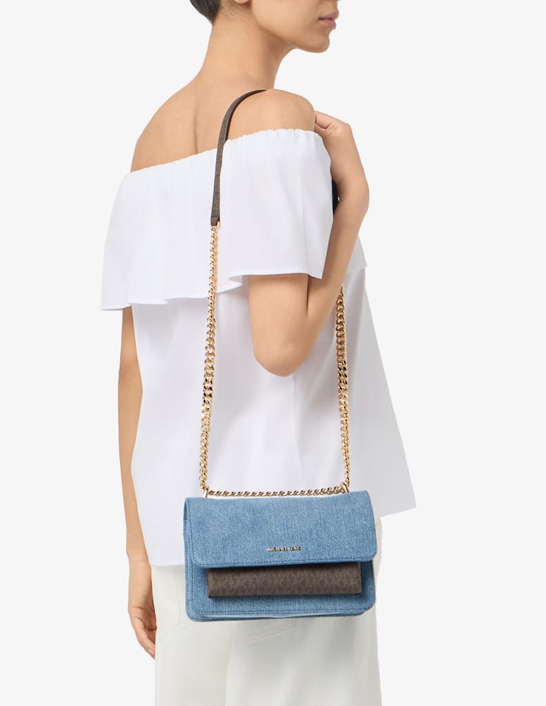 rinascente Michael Michael Kors Borsa a tracolla in jeans Claire