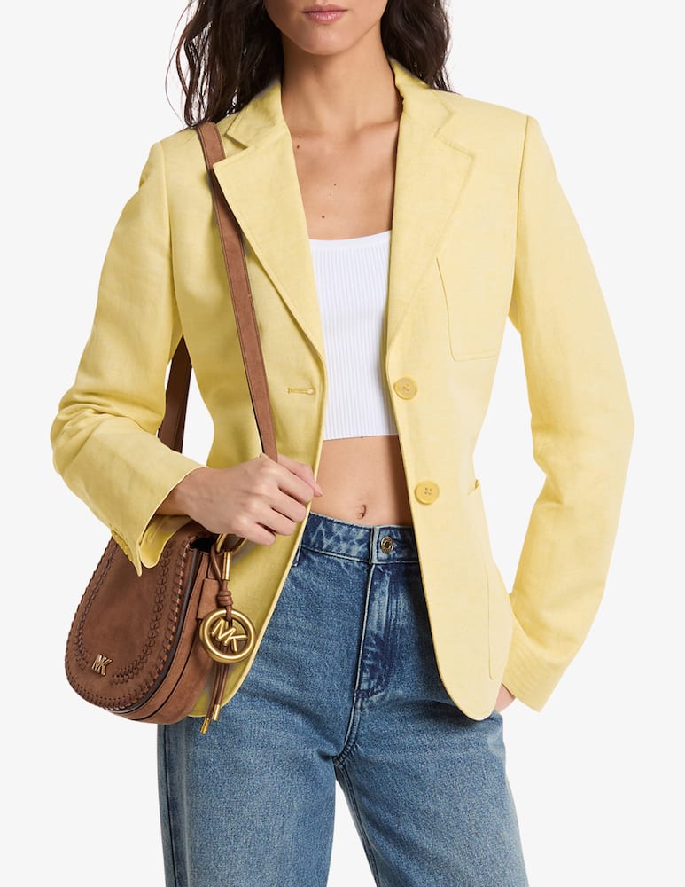 rinascente Michael Michael Kors Blazer in misto lino con tasche