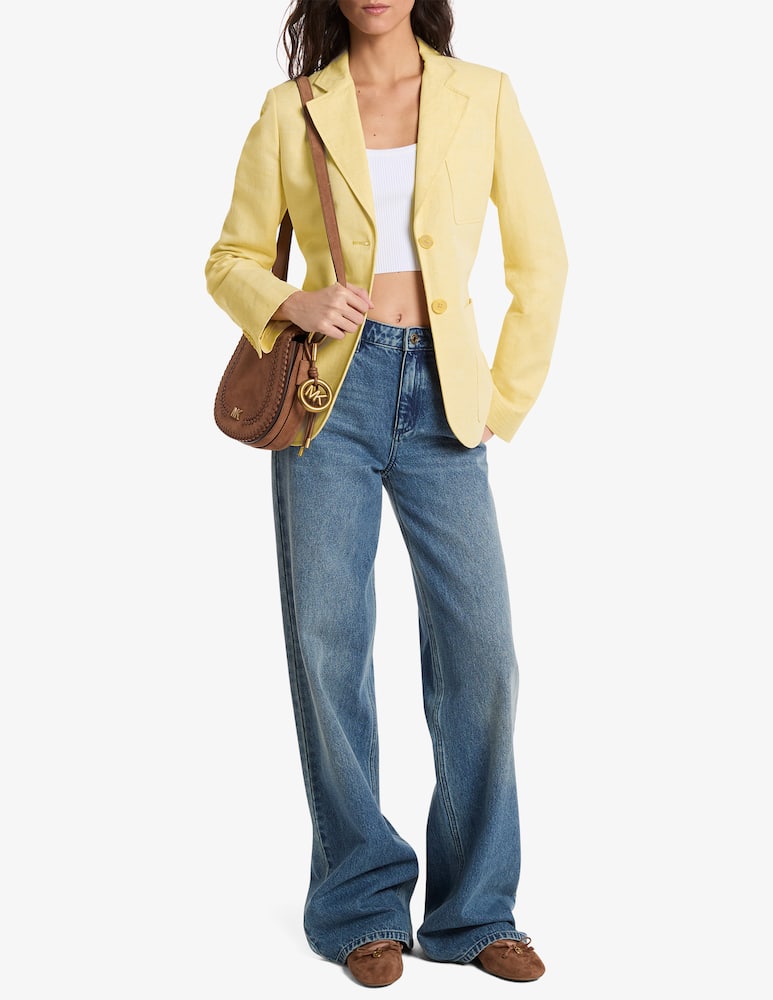 rinascente Michael Michael Kors Blazer in misto lino con tasche
