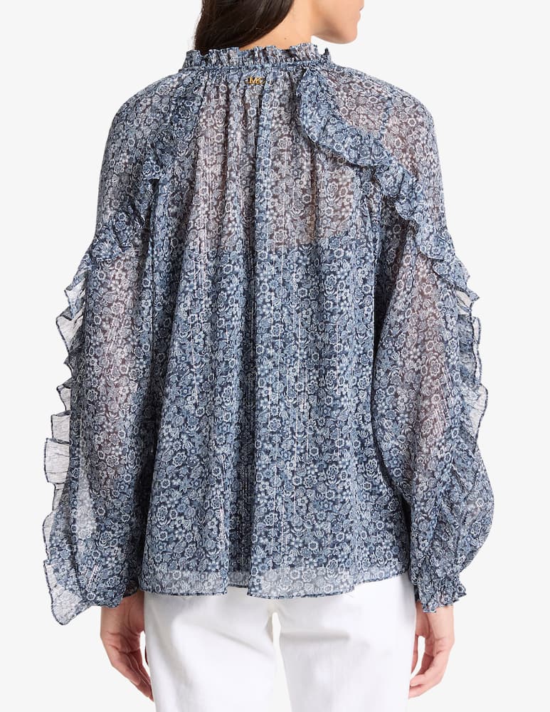 rinascente Michael Michael Kors Floral ruffle blouse