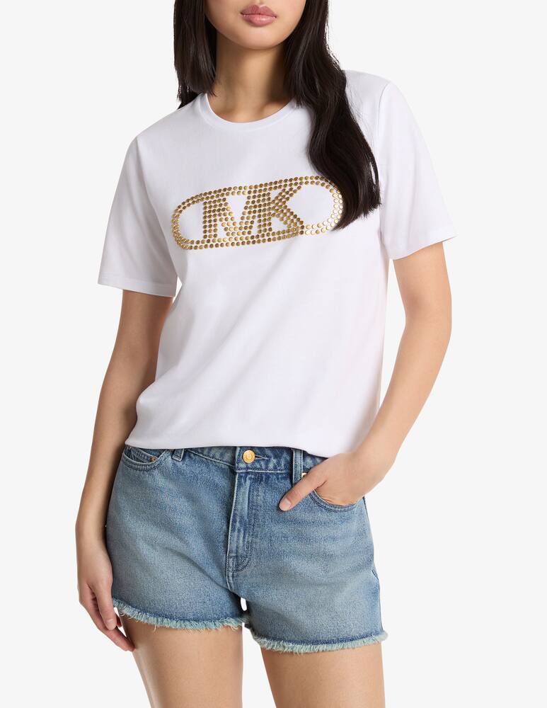 rinascente Michael Michael Kors Empire stud logo t-shirt