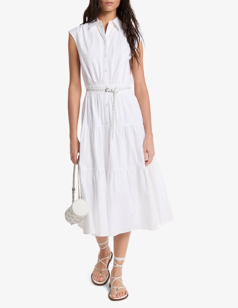 Michael Michael Kors Poplin midi shirt dress - picture 1 Michael Michael Kors Poplin midi shirt dress - picture 1