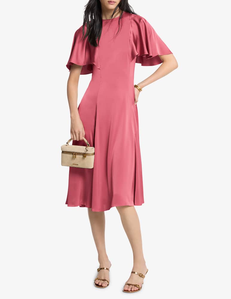 rinascente Michael Michael Kors Cape sleeve midi dress